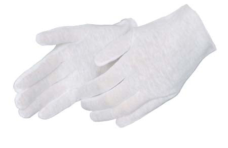 Light Weight Lisle - 100% Cotton unhemmed Glove (1200 pairs per case)